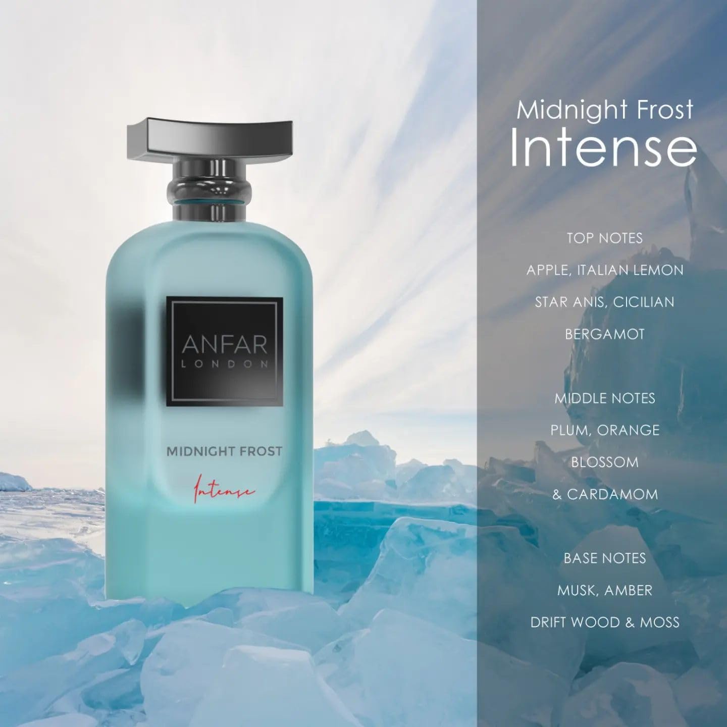 NEW! ANFAR London - Midnight Frost Intense for Women | Made in UAE